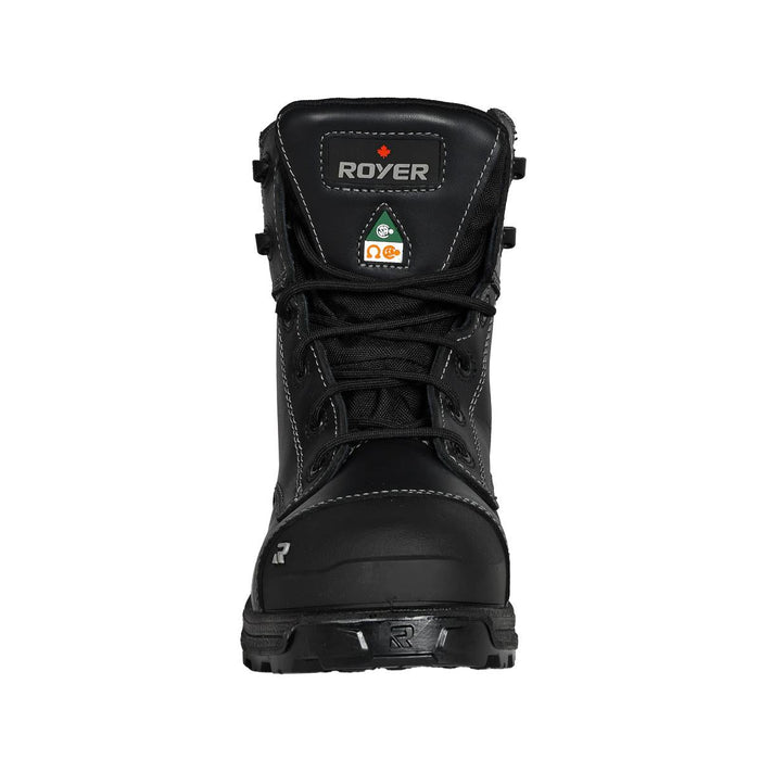 Bottes de sécurité imperméable Agility WP 4605GT - 8po - Femme - Royer - Noir - Quincaillerie G.H. Berger