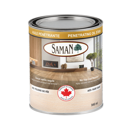 Huile pénétrante Saman - Poudre de fée - 946 mL SamaN - Quincaillerie G.H. Berger