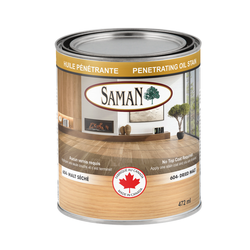 Huile pénétrante Saman - Malt séché - 472 mL SamaN - Quincaillerie G.H. Berger