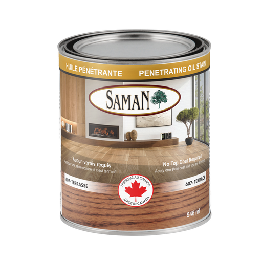 Huile pénétrante Saman - Terrasse - 946 mL SamaN - Quincaillerie G.H. Berger