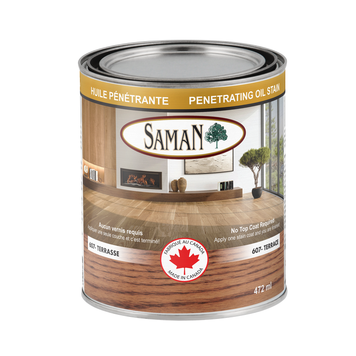 Huile pénétrante Saman - Terrasse - 472 mL SamaN - Quincaillerie G.H. Berger