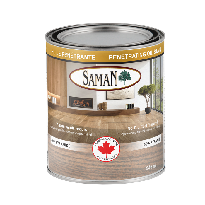 Huile pénétrante Saman - Pyramide - 946 mL SamaN - Quincaillerie G.H. Berger