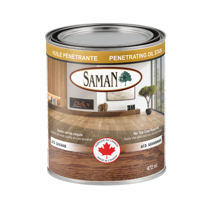 Huile pénétrante Saman - Savane - 472 mL SamaN - Quincaillerie G.H. Berger