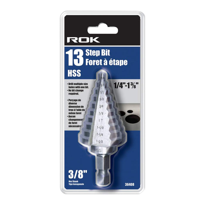 Foret étagé HSS (1/4" à 1-3/8")