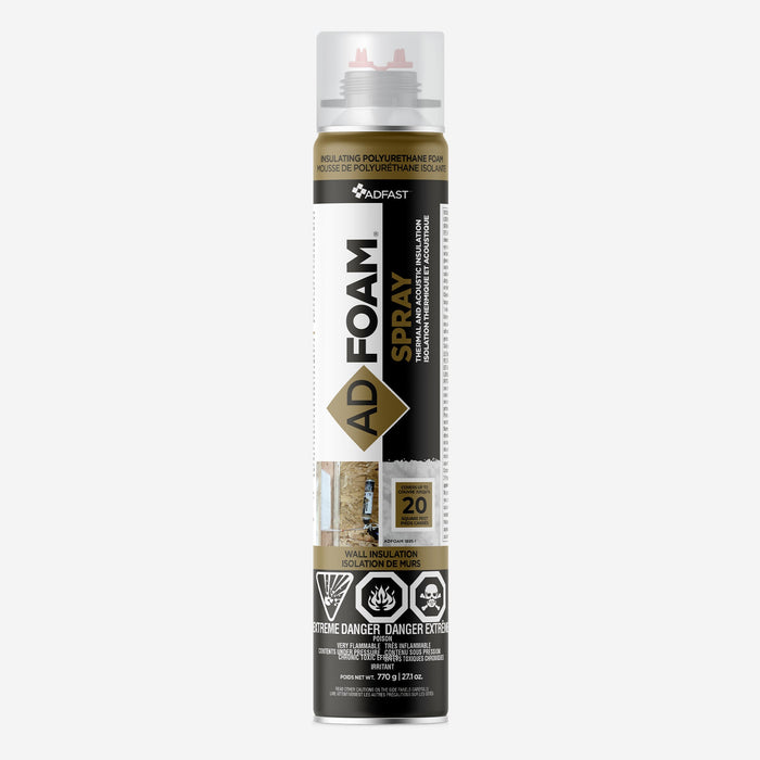 Mousse isolante thermique et sonore en polyuréthane - 750 mL ADFAST