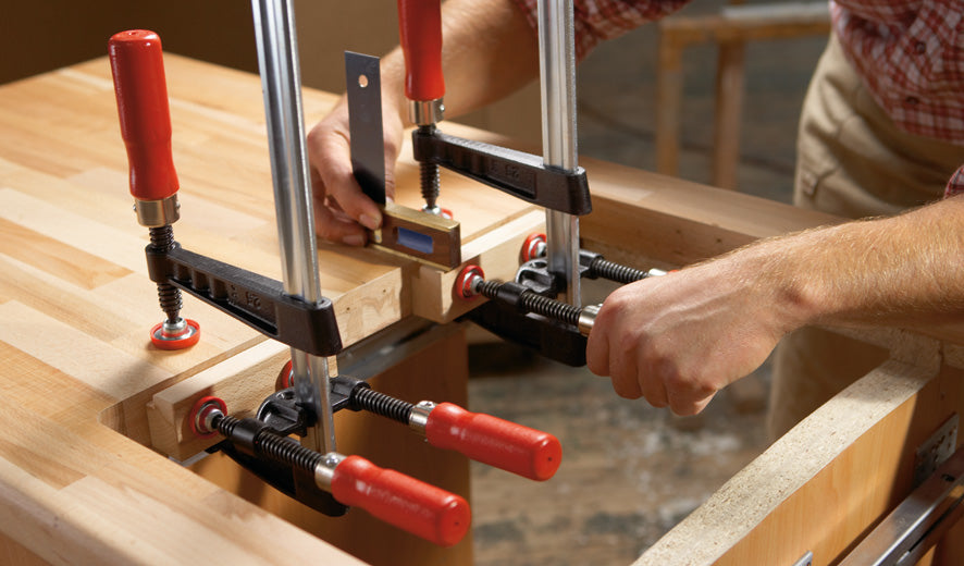 Serre-joint mandrin double, coulisse 1/2"