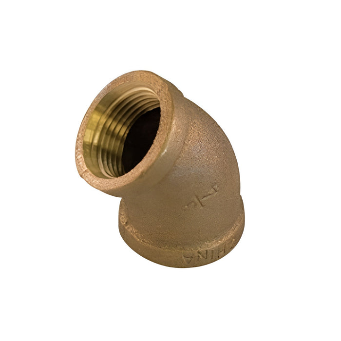 Coude 45º en bronze 3/4" (F) NPT aqua-dynamic - Quincaillerie G.H. Berger