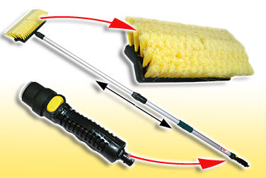 Brosse à laver extensible à manche creux 42" à 68" Armand Lebeau Inc. - Quincaillerie G.H. Berger
