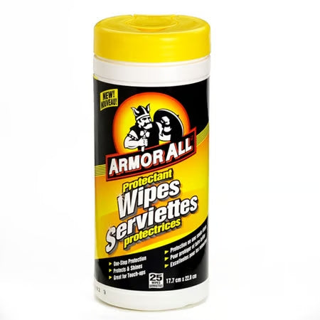 Lingettes humides protectrices pour plastique et vinyle Armor All - Paquet de 25 - Quincaillerie G.H. Berger