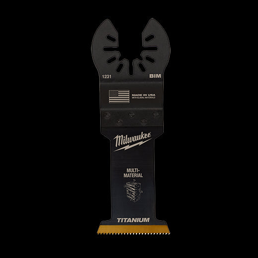 Lame multi-matériaux 1-1/4", bimétallique avec titane, universelle