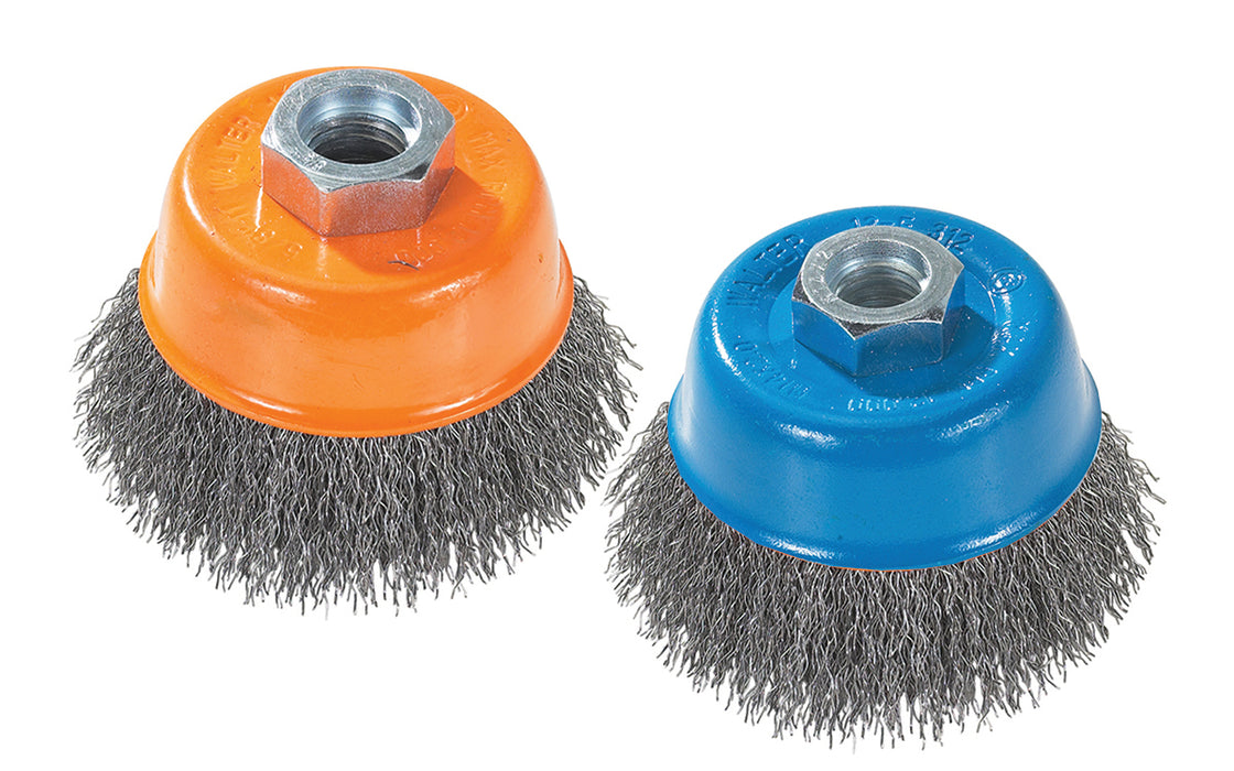 Brosse boisseau à fils crêpés 3" (M14x2.0)