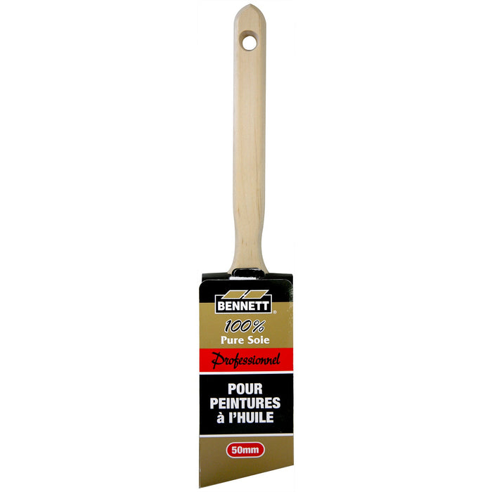 Pinceau angulaire à soies blanches 2" Bennett Tools