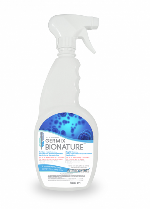 Désinfectant à surfaces Germix de Bionature - 800 mL - Quincaillerie G.H. Berger