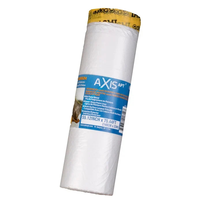 Pellicule plastique protectrice pour surface lisse 75' X 43" Blue Dolphin