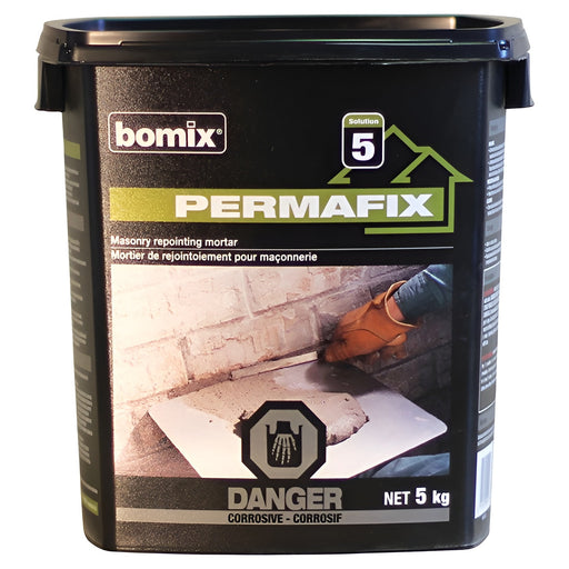 Mortier de rejointement Permafix - 5 kg bomix - Quincaillerie G.H. Berger