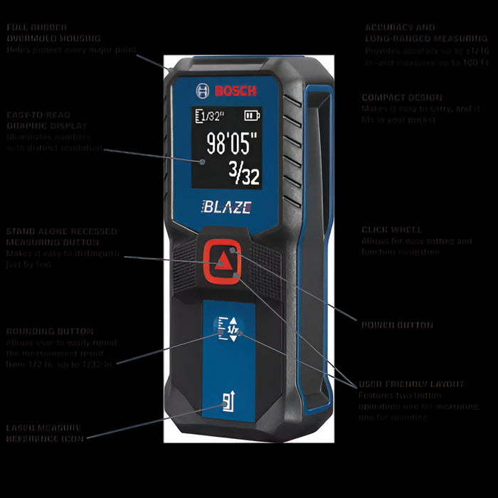 Mesureur laser Blaze 100'