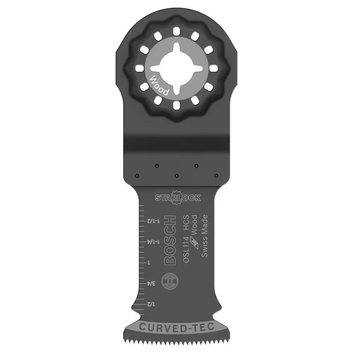 Lame plongeante en acier pour outils oscillants