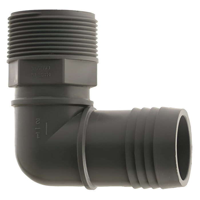 Coude gris en polyéthylène 1-1/2"  Boshart Industries - Quincaillerie G.H. Berger