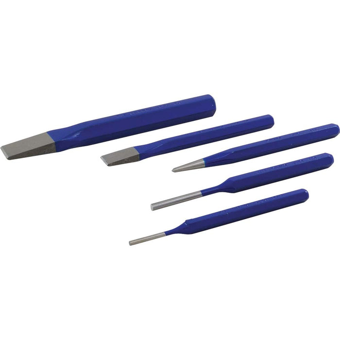 Ens. 5 poinçons et ciseaux