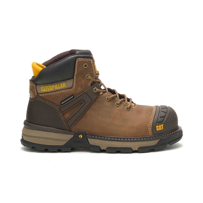 Bottes de sécurité 6po CAT Excavator P724871 - Brun