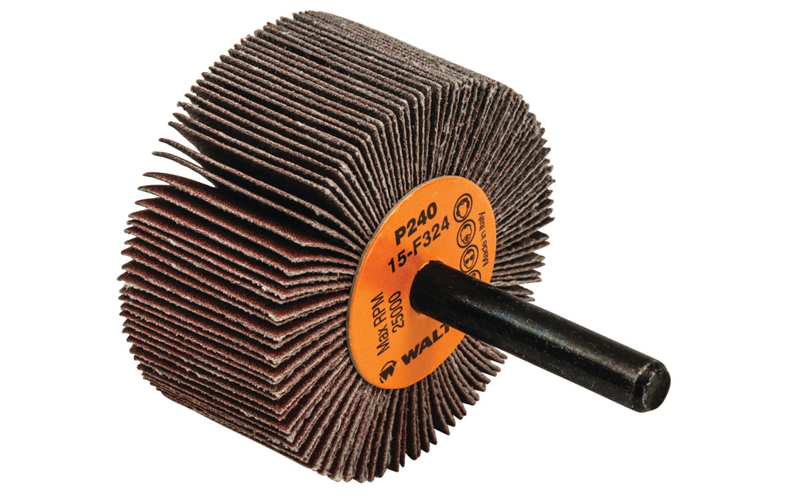 Roue à feuillets COOLCUT™, arbre 1/4" (2"x1"), à grain 240