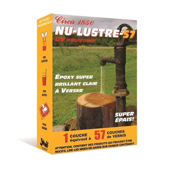 Époxy super brillant NU-LUSTRE 57 pour l'extérieur - 3.78 L
