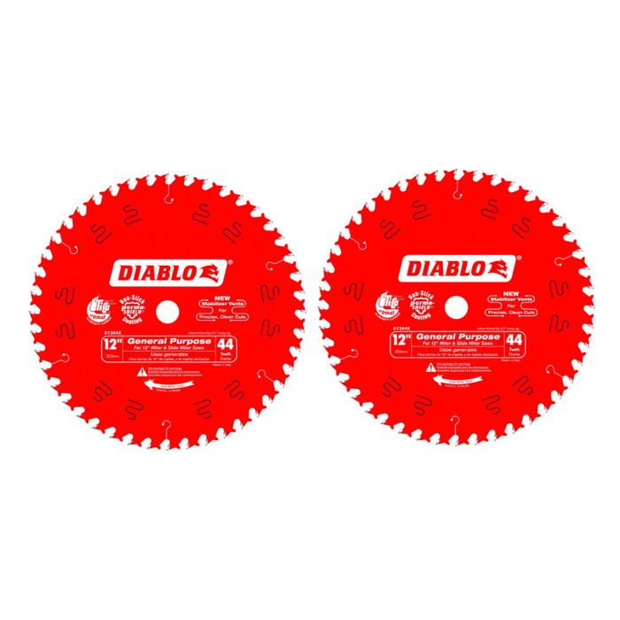 Lame tout-usage [12"x44 dents] (2/pqt.)