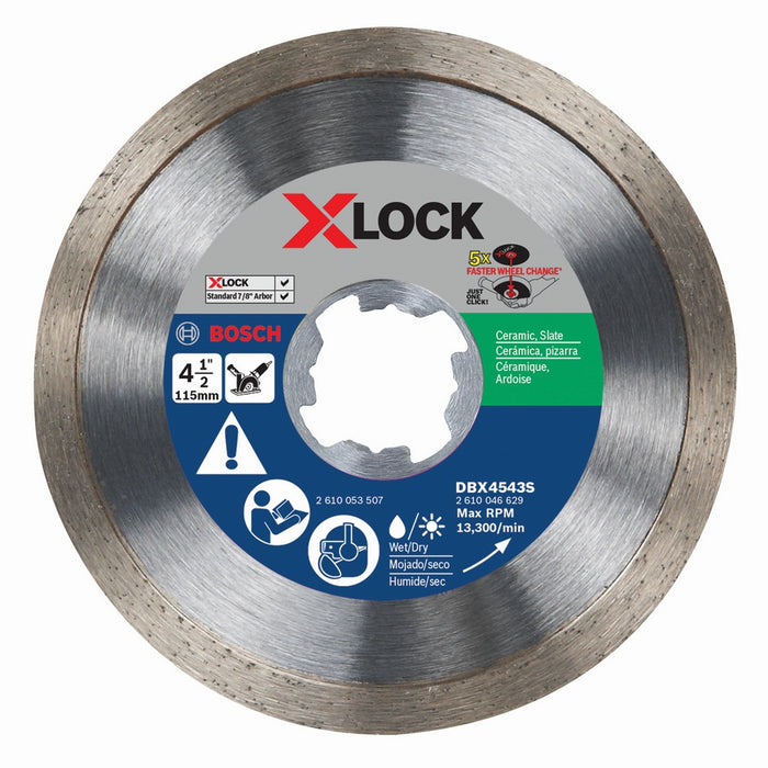 Lame diamantée continue X-LOCK 4-1/2"