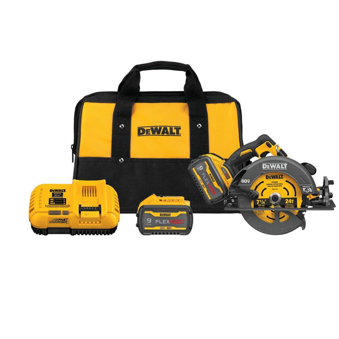 Ens. Scie circulaire 7-1/4" 60V MAX* avec 2 batteries FLEXVOLT®
