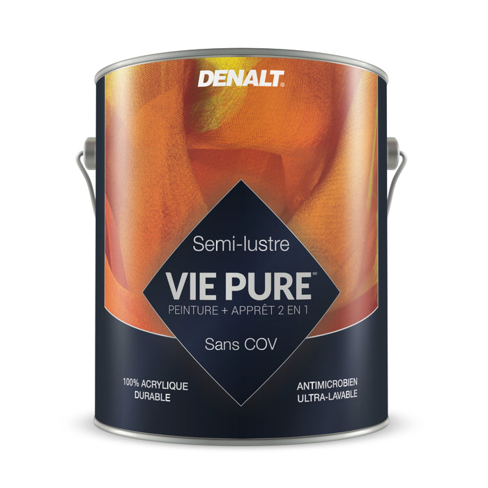 Peinture 2en1 Vie Pure Semi-lustre - Denalt - 3,78L