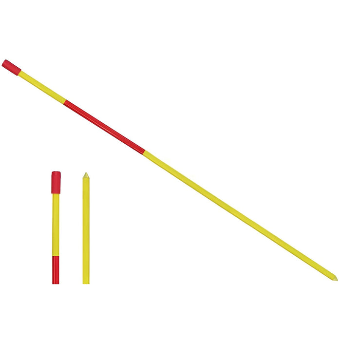 Balise d'entrée jaune et rouge 1/2" X 72" - Quincaillerie G.H. Berger