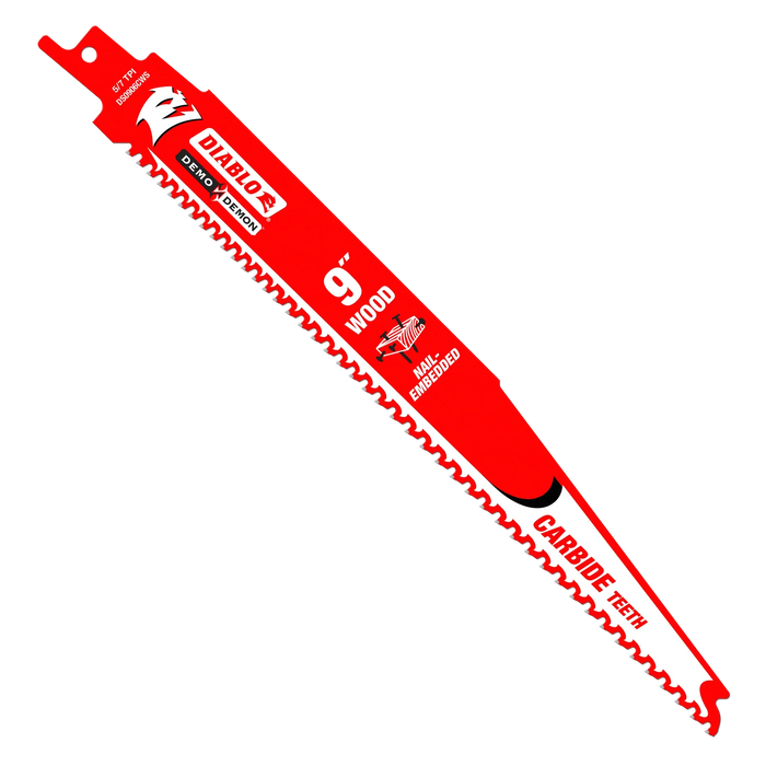 Lame 9"  bimétallique Sawzall Diablo - Paquet de 2