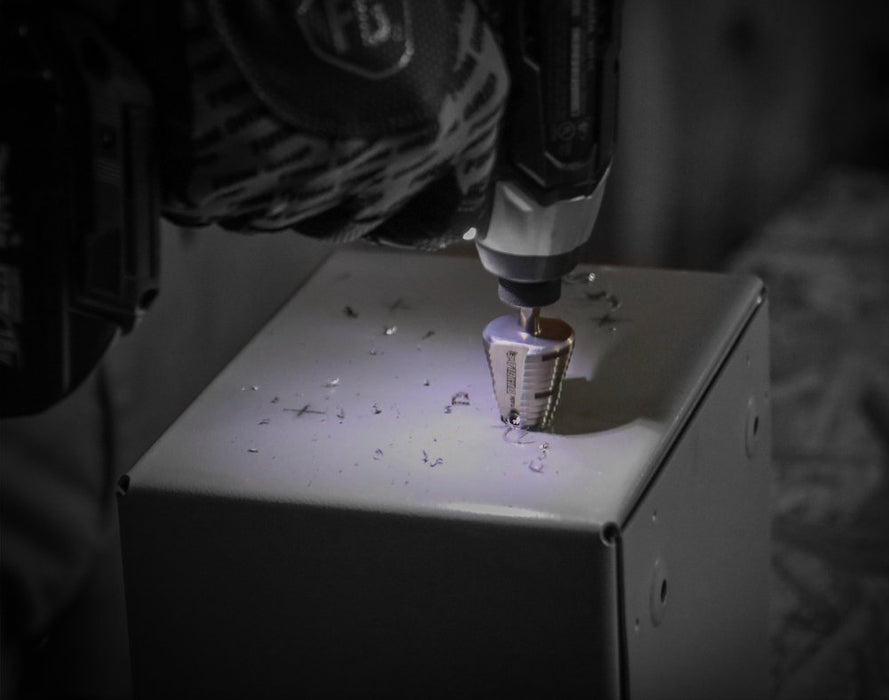 Foret étagé 1-1/8" x 17 étages, tige 1/4" Hex - Quincaillerie G.H. Berger