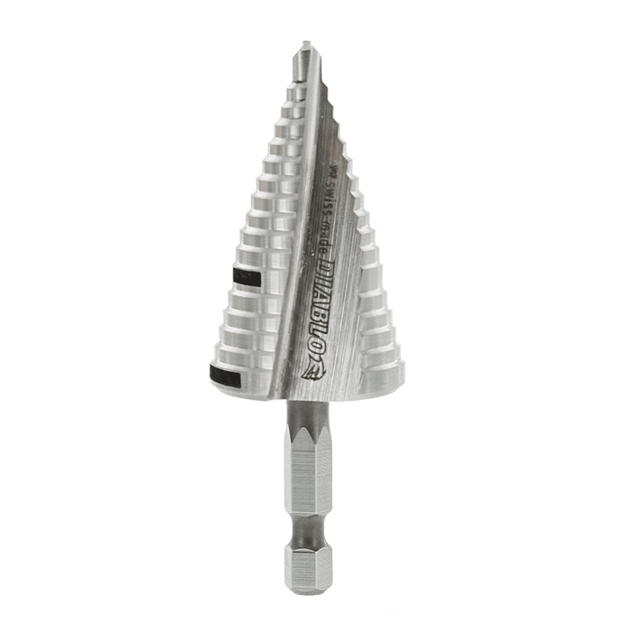 Foret étagé 1-1/8" x 17 étages, tige 1/4" Hex - Quincaillerie G.H. Berger