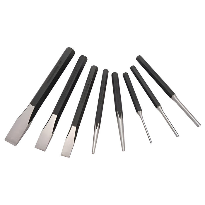 Ensemble de 8 poinçons et burins
