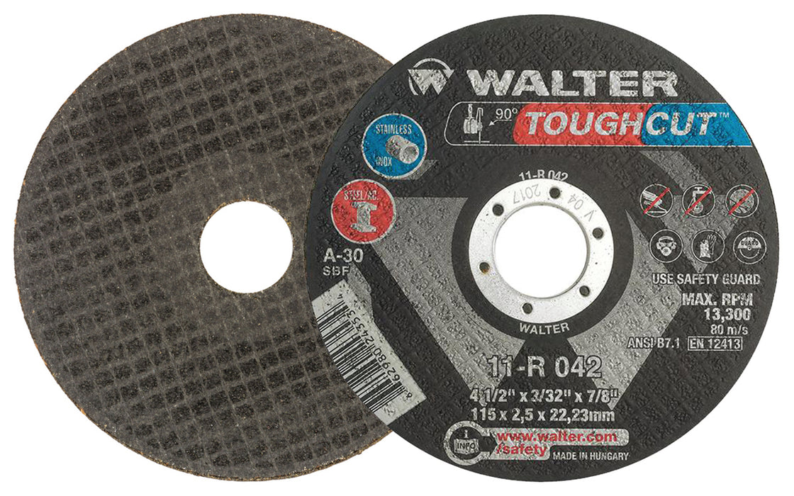 Meule à tronçonner TOUGHCUT™ [4-1/2"x3/32"x7/8"]