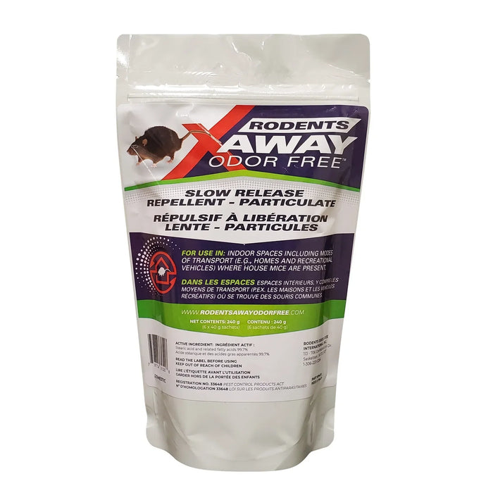 Répulsif à rongeurs sans odeur en particules - 3 X 40 g Eco Securia