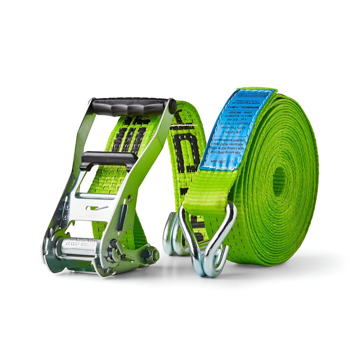 Sangle à cliquet verte 50 mm X 9 m