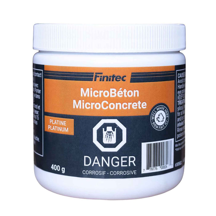Microbéton platine 400 g Finitec