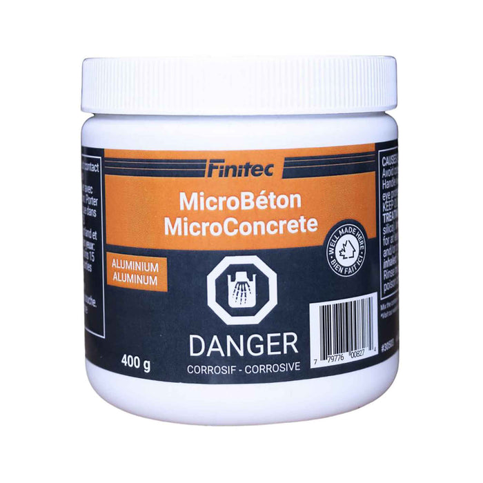 Microbéton aluminium 400 g Finitec