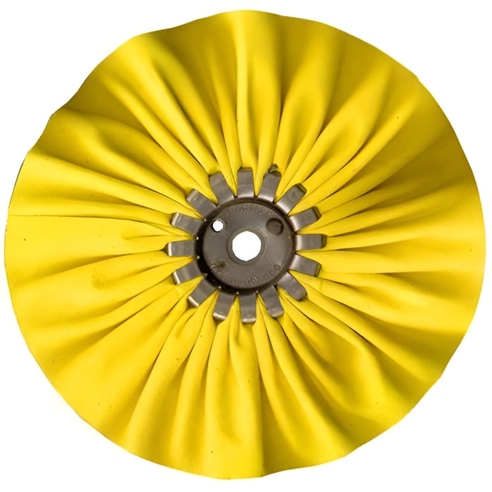 Tampon de polissage de 8"  jaune en coton