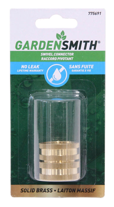 Connecteur pivotant 3/4" en laiton 775691 - Garden Smith
