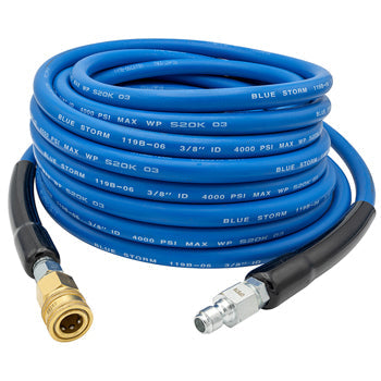 Boyau Storm 3/8" X 25' avec raccords rapides pour laveuse à pression Green Line