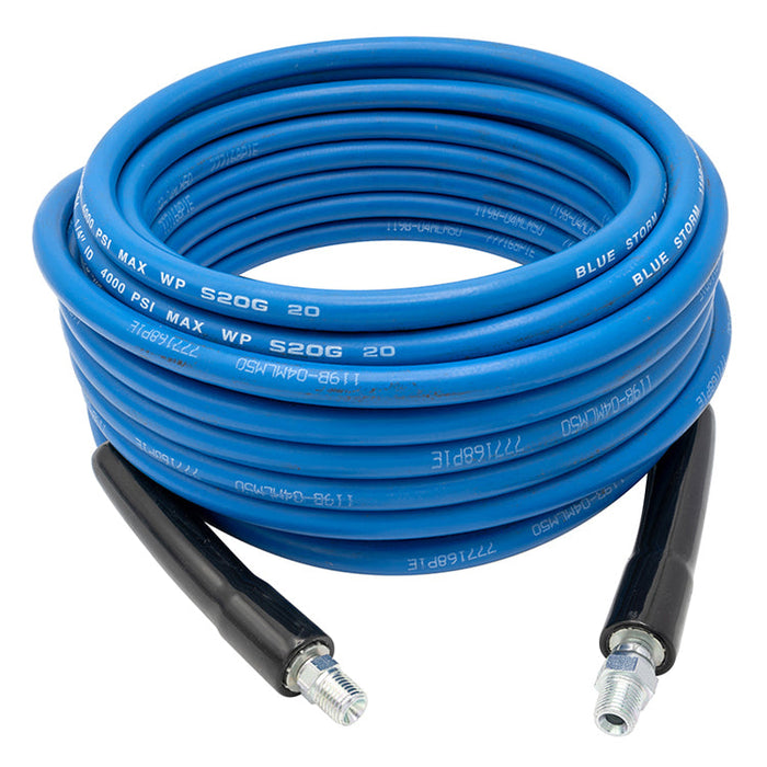 Boyau Storm 1/4" X50' avec raccords pour laveuses à tapis Green Line