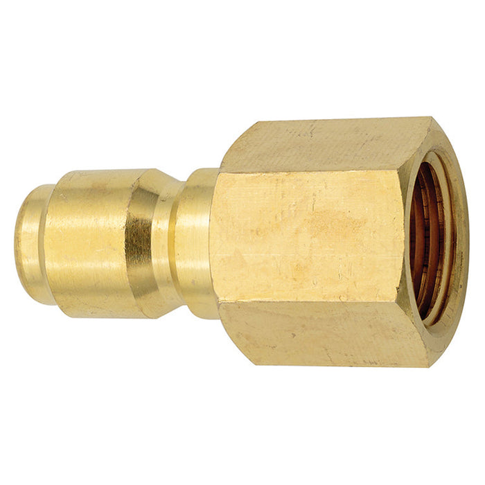 Mamelon en laiton à passage direct 3/8" (F)NPT Green Line