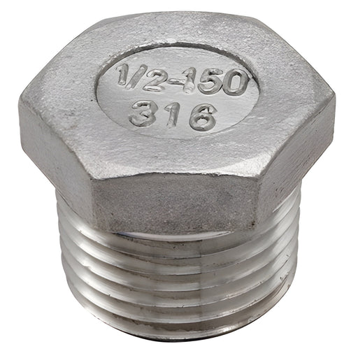 Bouchon hexagonal en acier inoxydable 1/2" Green Line - Quincaillerie G.H. Berger