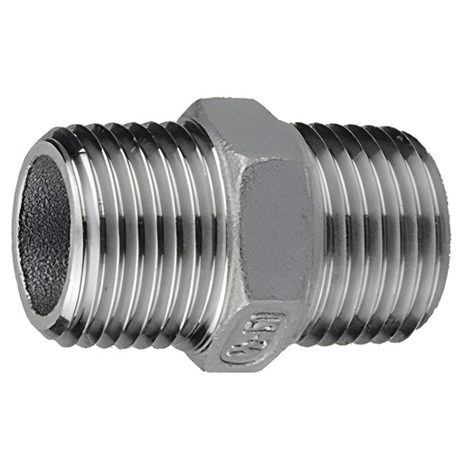 Mamelon à écrou hexagonal en acier inoxydable 1/2" Green Line - Quincaillerie G.H. Berger