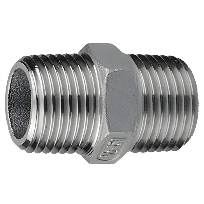 Mamelon à écrou hexagonal en acier inoxydable 1/2" Green Line - Quincaillerie G.H. Berger