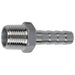 Raccord en acier inoxydable 1/2" (M) NPT X 1/2" cannelé Green Line - Quincaillerie G.H. Berger