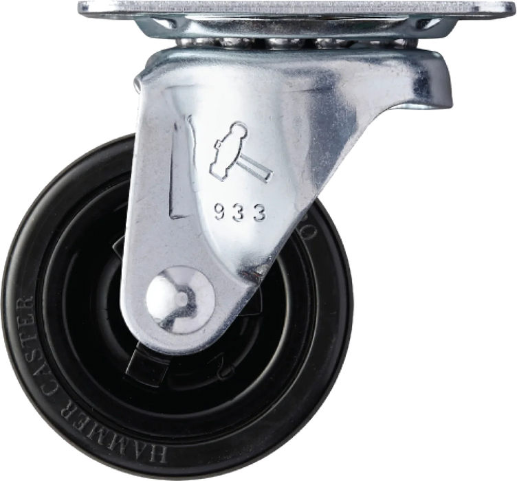 Roulette pivotante 1-1/4" à platine  Hammer